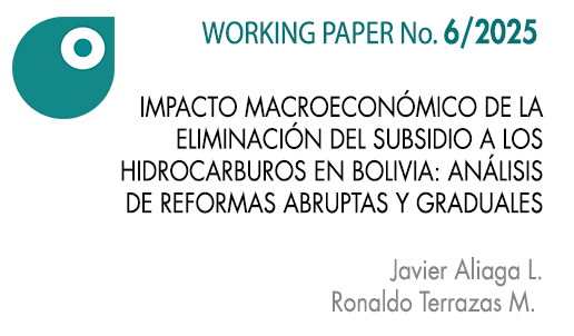 ¡Nuevo Working Paper en INESAD! 
Puedes descargarlo aquí
wp.me/p9wqBX-4Qc
"Impacto macroeconómico de la eliminación del subsidio a los hidrocarburos en Bolivia: Análisis de reformas abruptas y graduales"
Por: Javier Aliaga L. y Ronaldo Terrazas M.  
#INESAD