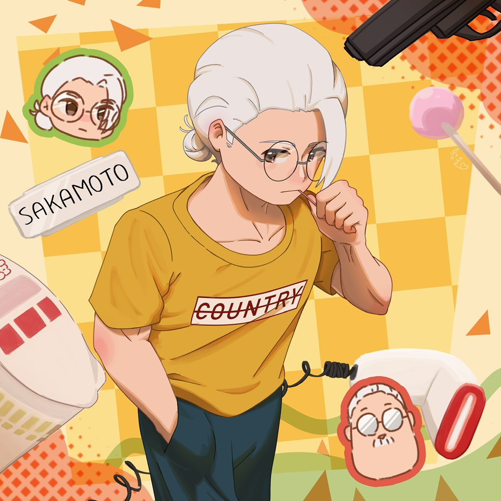 soul_724's tweet photo. Sakamoto Taro 🔫🍜 from “Sakamoto Days” 

Happy late Father’s Day 😅 https://t.co/CXfO2TZD9x