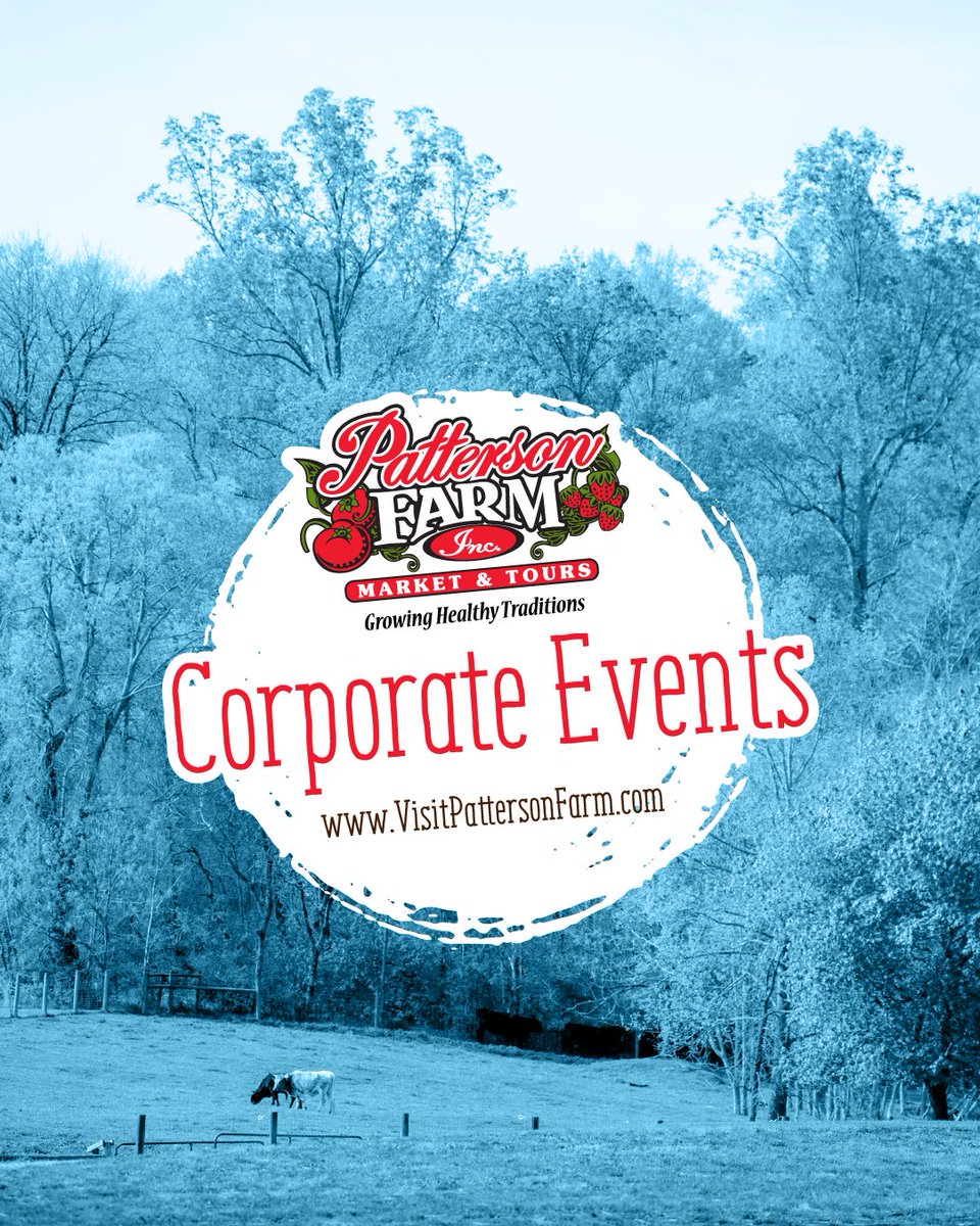 🏢 Break out of the office and into the open air! Patterson Farm is the perfect spot for team-building activities, corporate picnics, and group events. 🌾 With fun farm attractions, wide-open spaces, and delicious food, your coworkers will thank you!

visitpattersonfarm.com/host-a-party-e….