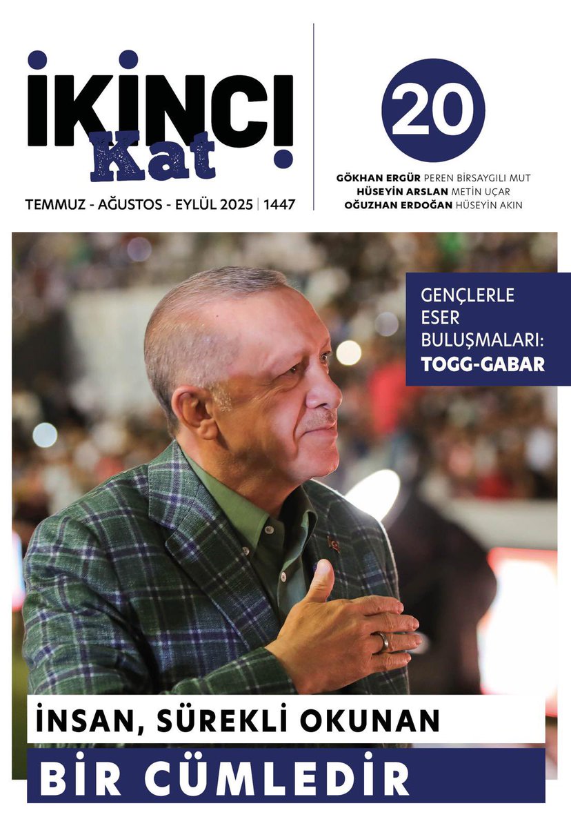 “İnsan, sürekli okunan bir cümledir”

İkinci Kat dergimizin 20 ’inci sayısı yayında! Keyifli okumalar⚡️🤓

akparti.org.tr/media/czknobds…