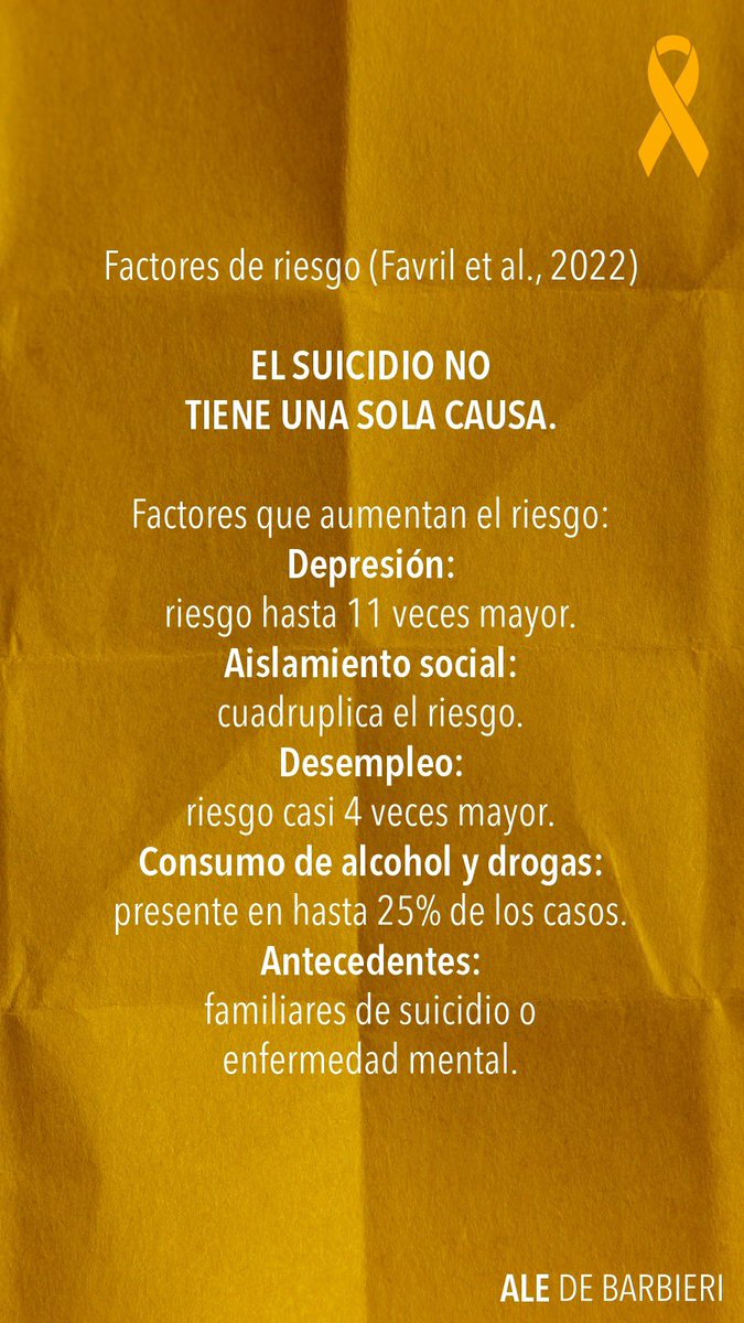 AleDeBarbieri's tweet photo. #DiaMundialPrevencionSuicidio hilo 🧵 https://t.co/3nmirW2Udj