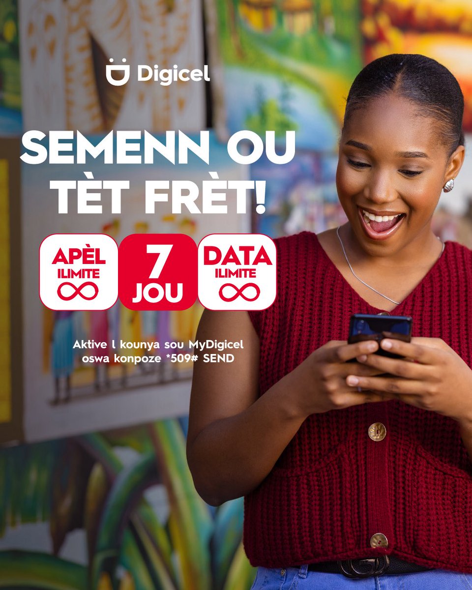 Digicel Haïti tweet media
