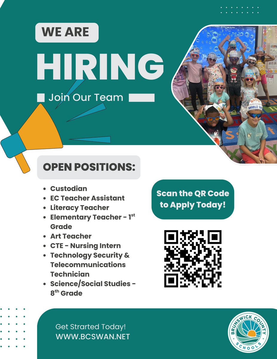 🚨 We're hiring! If you're ready to be part of something strong, supportive, and built to last — we want to hear from you. Join our team and help shape the future. 💪

Click the link to Apply: co.schoolspring.com

#BrunswickBuilt