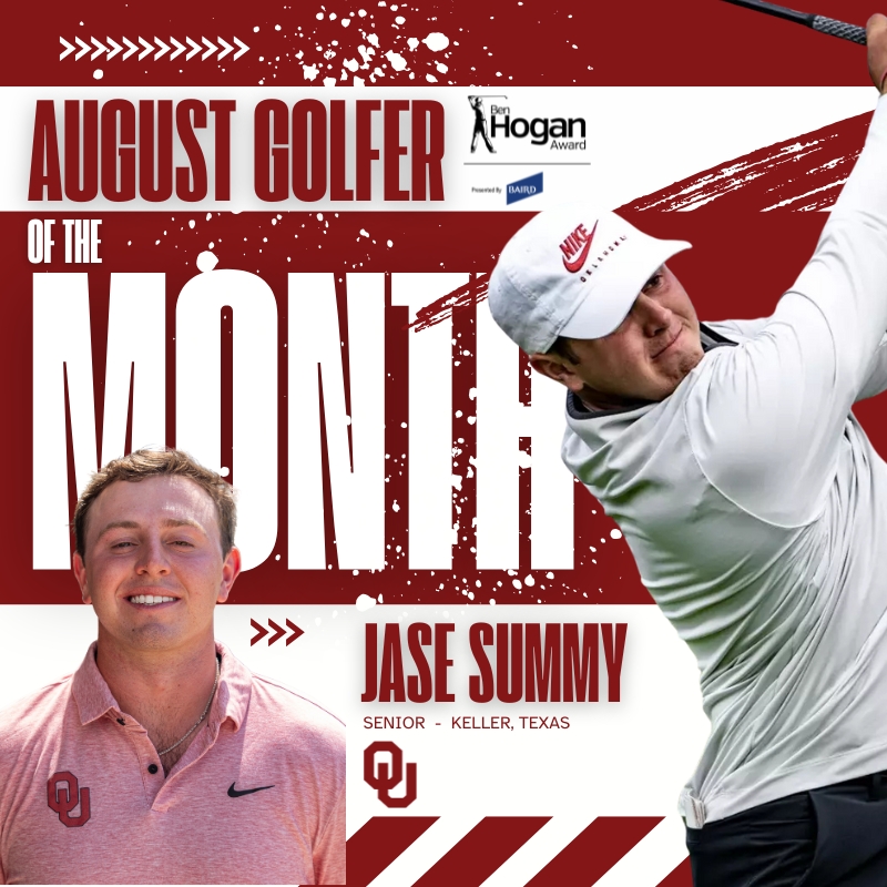 2 huge wins in a month? We'd say Jase aced August. Congratulations to our Ben Hogan Award Golfer of the Month, <a href="/jasesummy/">jasesummy</a> from <a href="/OU_MGolf/">Oklahoma Golf</a> and <a href="/OU_Athletics/">Oklahoma Sooners</a>!

READ: thebenhoganaward.org/oklahomas-summ…