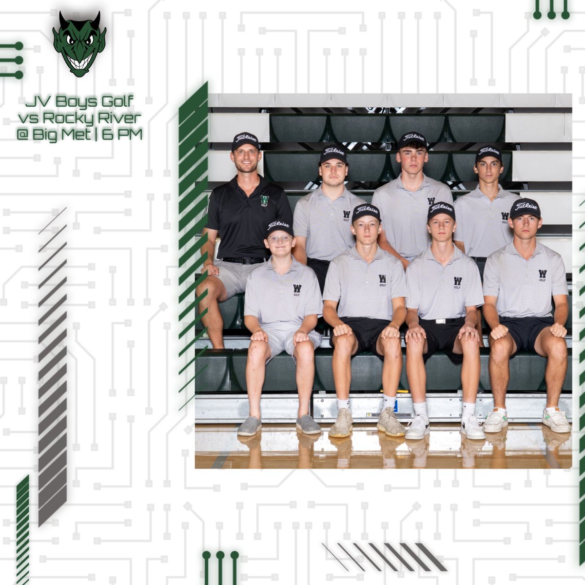 DemonAthletics's tweet photo. Good luck to our Boys golf teams competing today! #EarnTheW

@Demons_Golf https://t.co/6pVtbttRby