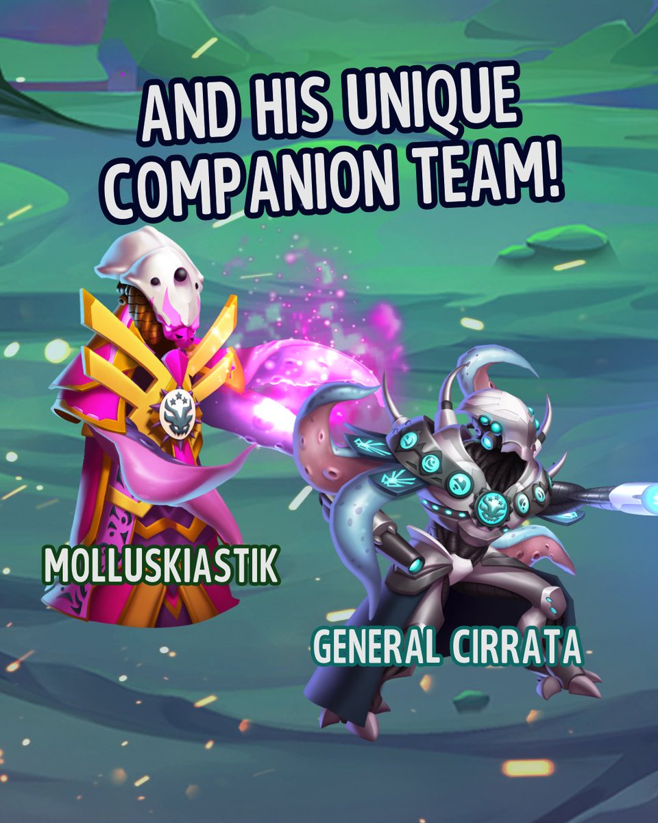Monster_Legends's tweet photo. He's the first Revolutionary and Exarch Quor is his name! He's the leader of the Octalians, a millenary civilization where soldiers, philosophers and scientifics are equally important. https://t.co/ooTX1FQIf7