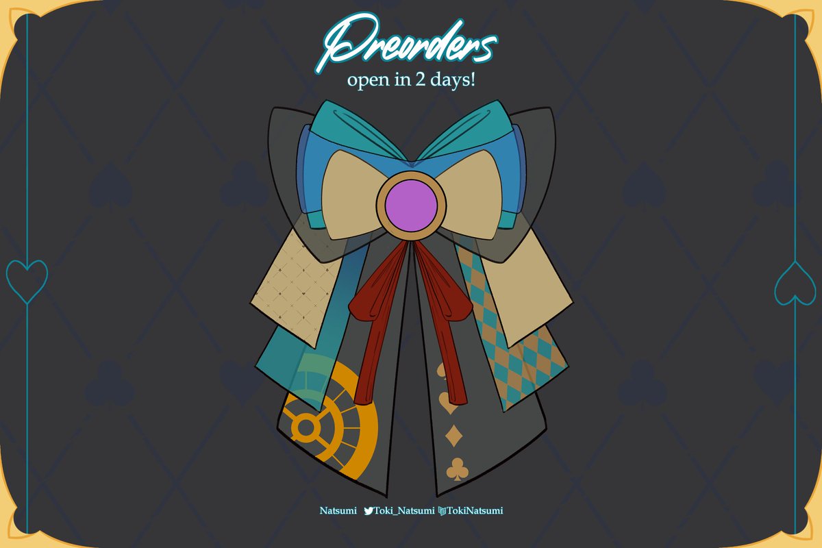 🪙 PREORDERS 🪙

"Good luck makes one powerful..."

48 hours until we open for preorders, are you excited? Set your alarms for noon Eastern time on September 12th! ⏰

Featuring hairbow by <a href="/Toki_Natsumi/">Natsumi @ GOs and zines~</a> 

#HSR #HonkaiStarRail #Aventurine