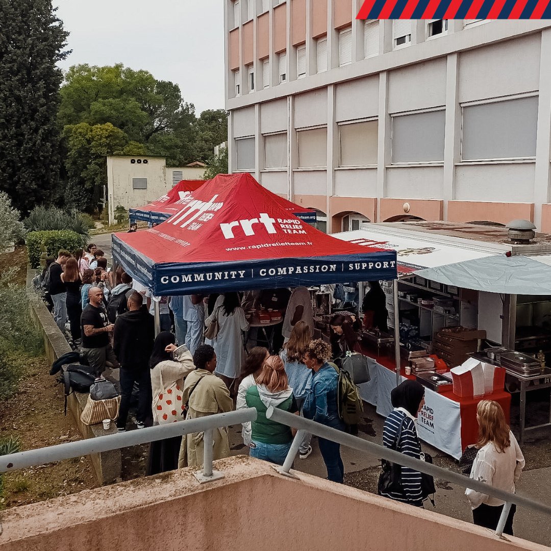 RRT_FR's tweet photo. Le 1er septembre, RRT a accompagné la rentrée des étudiants infirmiers de 1re année à l’IFMS !

🍽️ 200 repas servis aux élèves, encadrants et soignants.

Merci à Audrey Sirvain pour ses mots :
« Merci à toute l'équipe pour votre sympathie et réactivité »

#santé #rentrée https://t.co/qMbY1i4Lg4