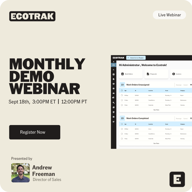 Ecotrak Facility Management Software tweet media