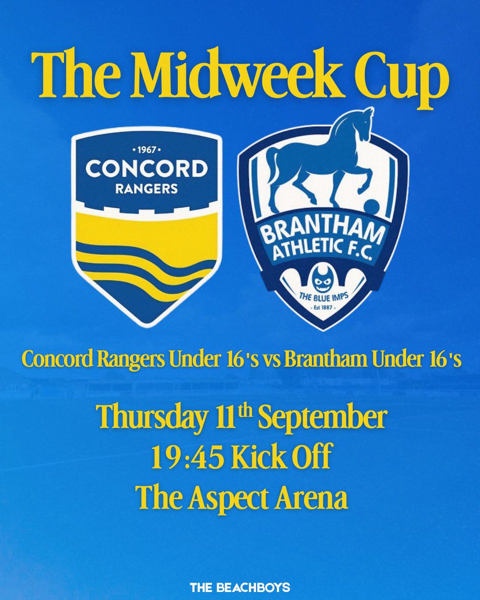 More Midweek Cup tomorrow!

Up next... Our Under 16's ⚽️💛💙