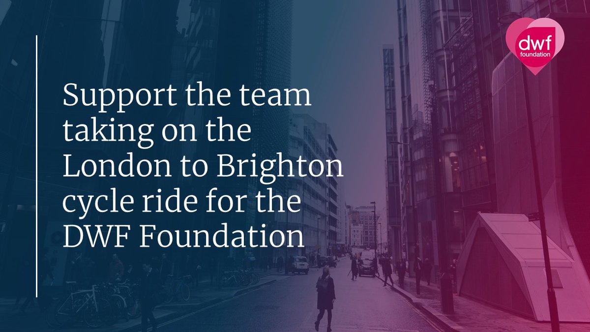🚴‍♂️ Best of luck to the team cycling 54 miles from London to Brighton to raise funds for <a href="/DWFFoundation/">David Weekley Family Foundation</a> as it celebrates 10 years! 💙 Show your support: bit.ly/4nlAjYO