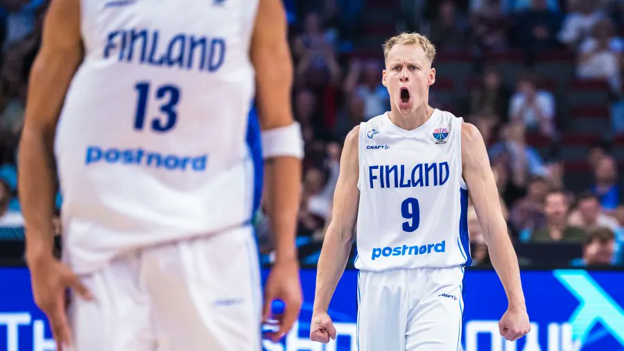 #EuroBasket | Cuartos de Final

Finlandia 🇫🇮 hace historia. Jugará semifinales por primera vez en su historia. Venció 93-79 a Georgia 🇬🇪

🇫🇮 Markkanen 17 PTS, 6 REB, 4 BLK
🇫🇮 Jantunen 19 PTS, 5 REB.
🇫🇮 Maxhuni 15 PTS, 4 AST

🇬🇪 Mamukelashvili 22 PTS, 4 REB, 4 AST

🆚 🇸🇮/🇩🇪 en SF