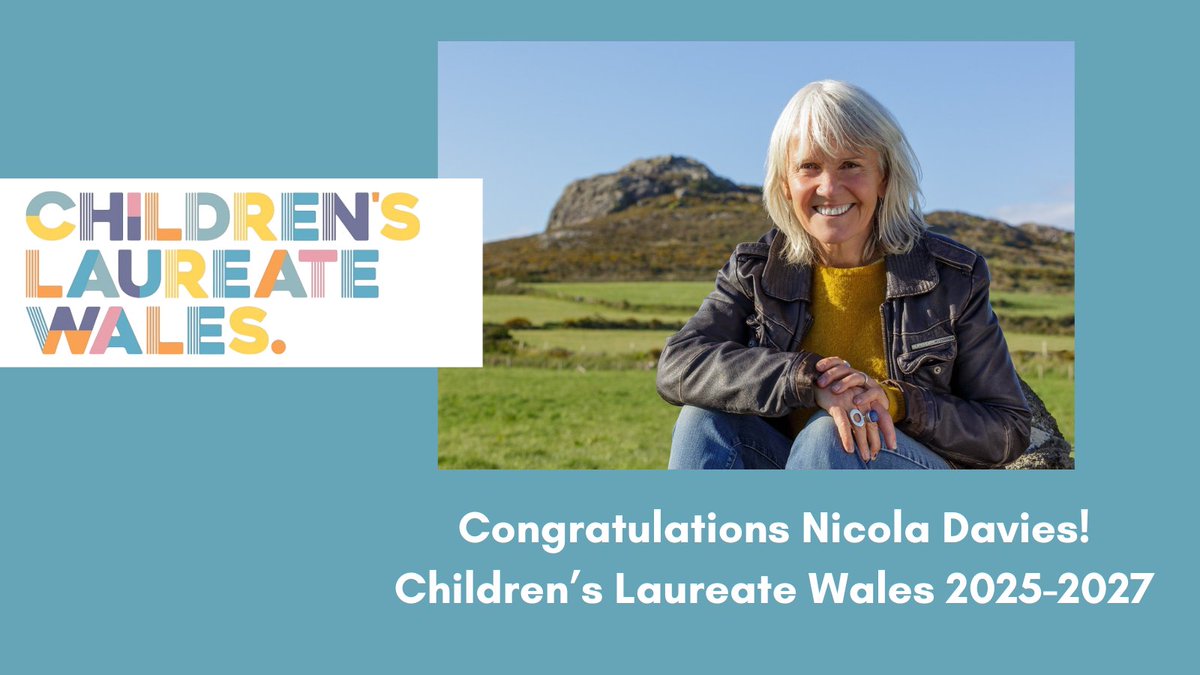 Massive congratulations to Nicola Davies! 

We're thrilled to see her crowned the new #ChildrensLaureate of Wales!