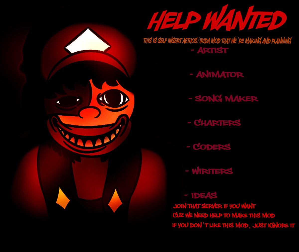 (UPDATED) bringin that mod back once again and rename on it 

#fnf #fnfmod #fridaynightfunkinmod #aethos #fridaynightfunkin #selfinsert #irida 

<a href="/FNFHELPWANTED/">FNFHELPWANTEDMOD</a>
<a href="/THEREALTIMELIME/">Daily FNF Reviewer (Synecdoche Funkin ???%)</a> (i apologize for ping)
<a href="/FNF_funkinnews/">FridayNightFunkin" MOD NEWS</a>