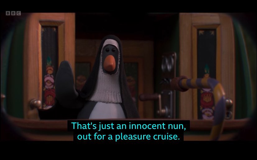 #NTAs 

absolutely deserved just for feathers mcgraw because this part MADE christmas last year