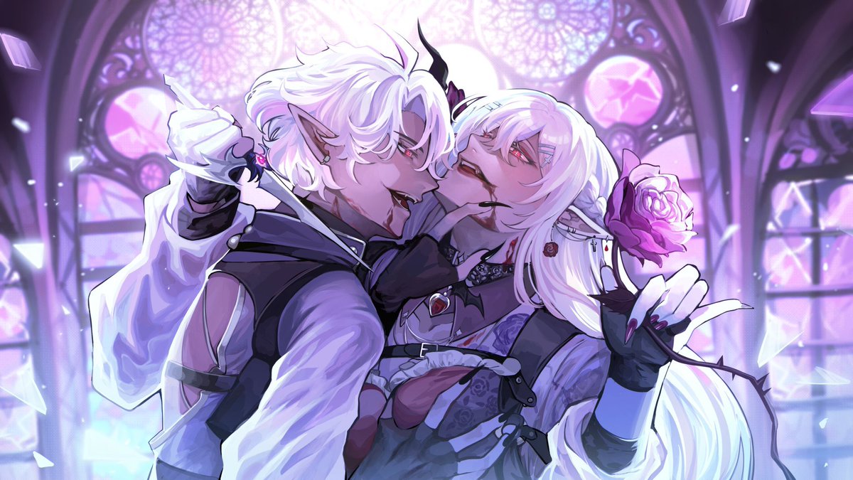 sometimes you just gotta get some self indulgent selfcest art 🩸

🎨: hanadahajime_