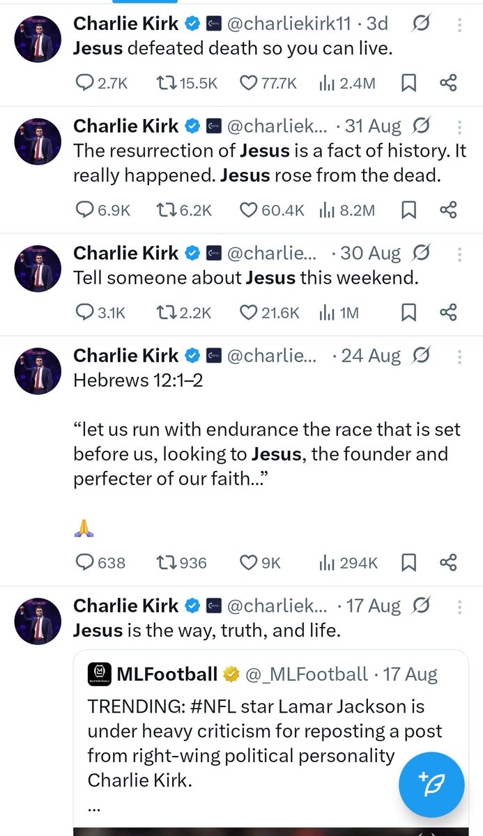 More than anything else, more than TPUSA or his memorable debates or his role as a family man, let it be known that Charlie Kirk loved Jesus, and is resting in the arms of his savior.