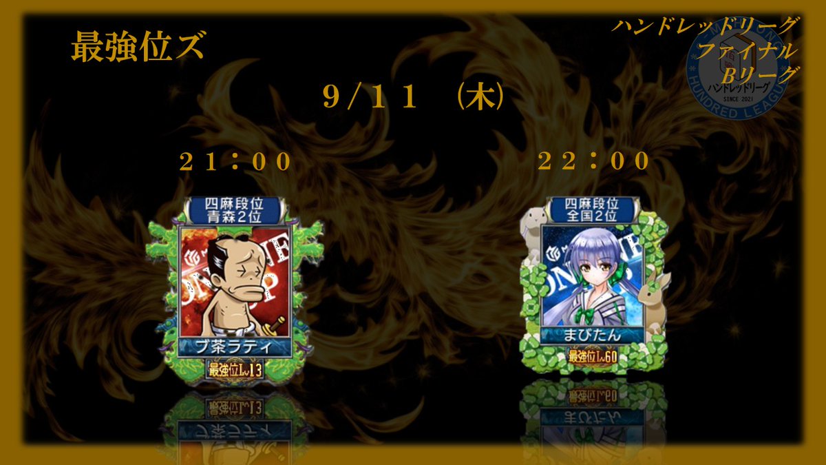 ハンドレッドリーグ2025
 ファイナル  Bリーグ
今日で決まりますね.ᐟ.ᐟ
(*•͈｡•͈)ෆ⃛ﾄﾞｷﾄﾞｷ

たちこまーずさん
電光石火さん
ZOOさん
よろしくお願いします✨

９/１１最終日はこのお二人っ💪🏻🔥 ̖́-
21:00 ：ブ茶ラティさん
22:00：まびたん

りこぷぅ🦋
 #ハンドレッドリーグ
 #最強位ズ