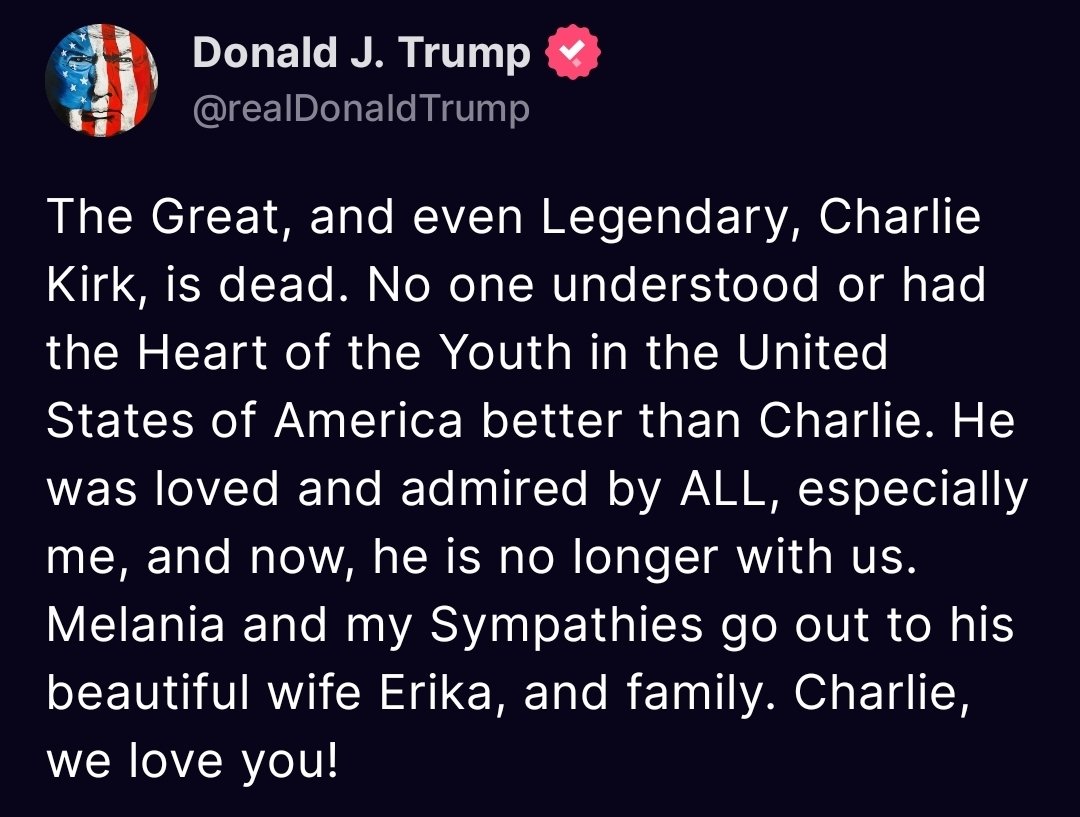 Unbelievable. Horrendous. Assassinated.  On a college campus.