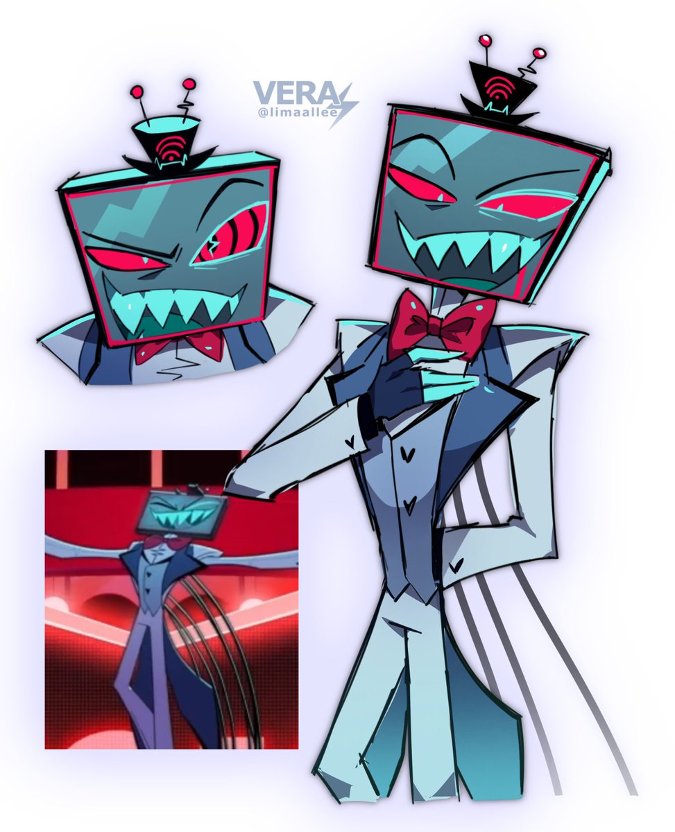 Give us MORE Vox outfits #HazbinHotelVox