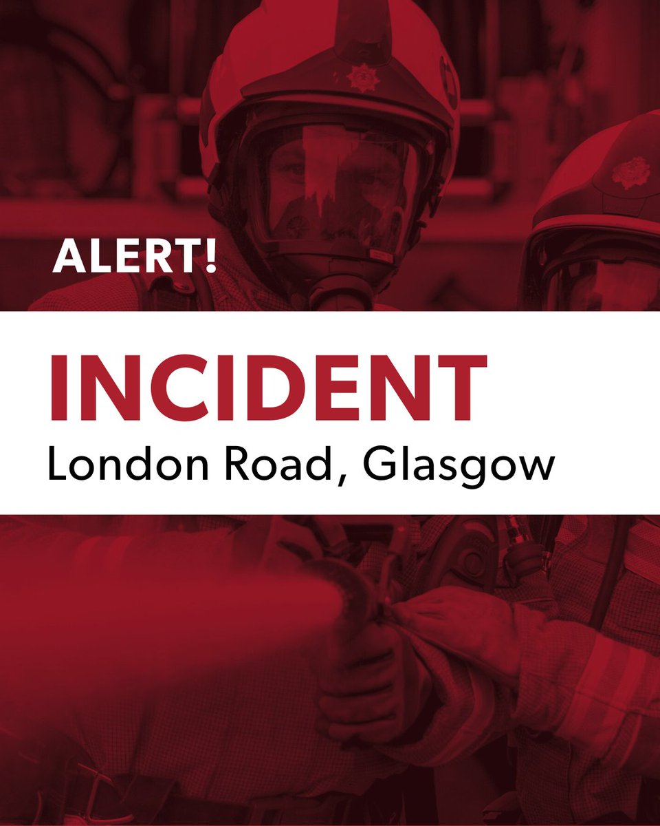 fire_scot's tweet image. We have six appliances, a high reach appliance and specialist resources at a fire affecting a recycling centre on London Road in Glasgow. There are no reported casualties.

Due to levels of smoke in the area, nearby residents are asked to keep windows and doors closed.