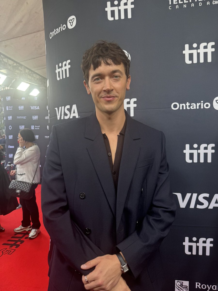 Tom Blyth photographed by us at the #TIFF50 premiere of ‘THE FENCE’