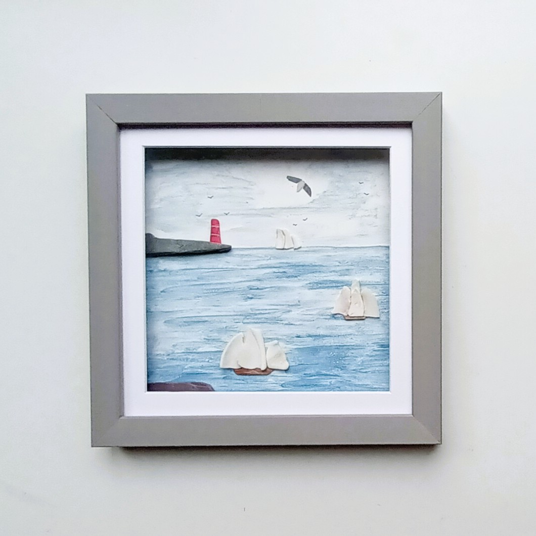 Cornish Coastal Wall Decor, Tall Ships, Pictures of Yachts by BeachStreetArt 
 etsy.me/45AZrF7 via <a href="/Etsy/">Etsy</a>