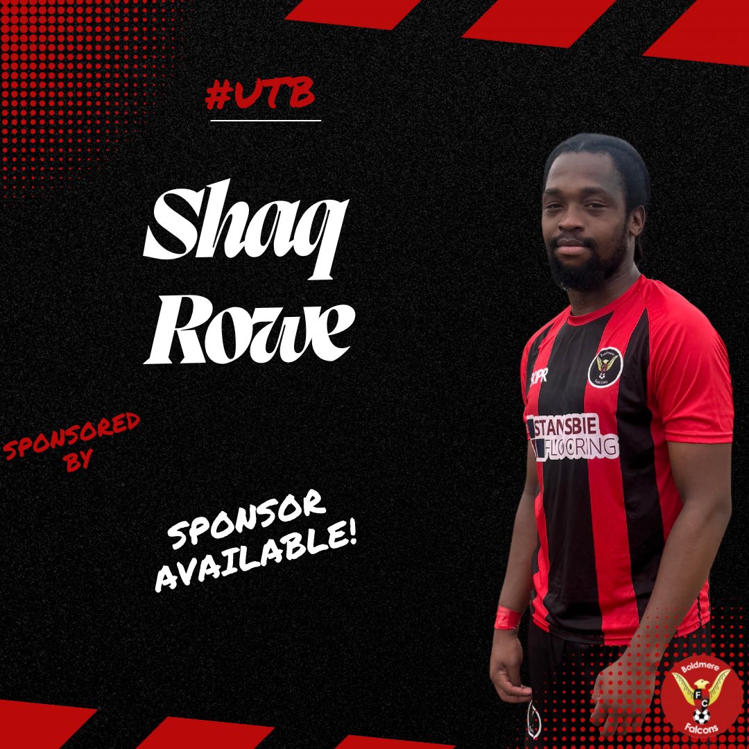 FalconsBoldmere's tweet image. 𝐒𝐩𝐨𝐧𝐬𝐨𝐫𝐬𝐡𝐢𝐩 𝐀𝐯𝐚𝐢𝐥𝐚𝐛𝐥𝐞..

Here’s your chance to sponsor our 1st team players for the 2025/26 season. 

If you would like to sponsor any of these players please message us. 

#UTB ❤️🖤