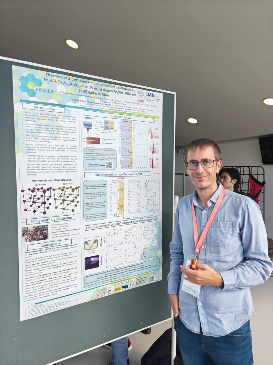 Second day at #ECT25 and two other members of the group, Dr. Andrés Conca and Dr. Ketan Lohani presentes two posters with their work. A lot of interesting discussions around them here, in Nancy!