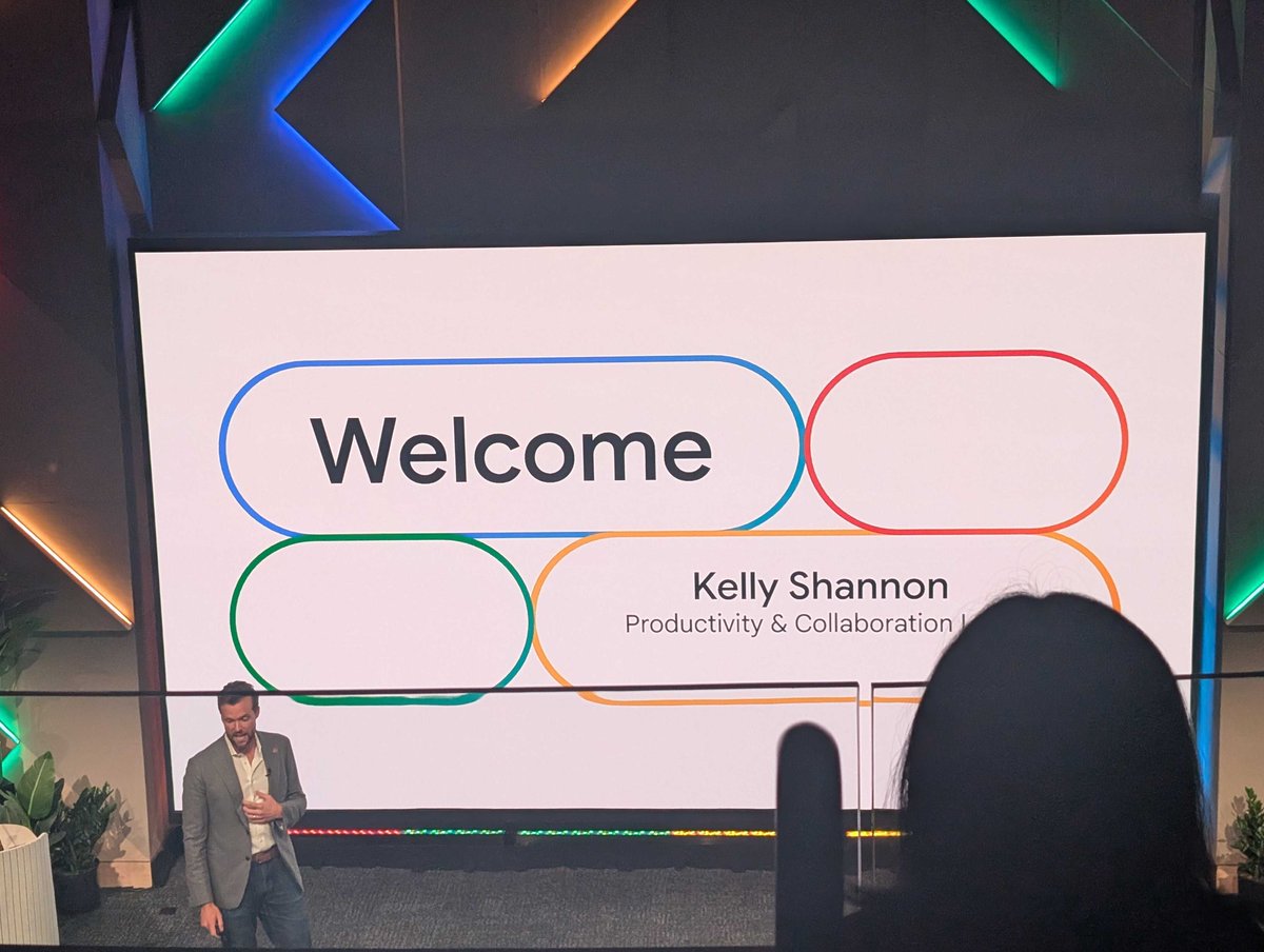 Pythian's tweet image. The focus at yesterday&apos;s Google Toronto #GenAI event has shifted from what GenAI is to how it can solve business problems in tools like #GoogleWorkspace.

We enjoyed discussing this with the teams at Google, partners like JumpCloud, and customers from Telus to TMX!