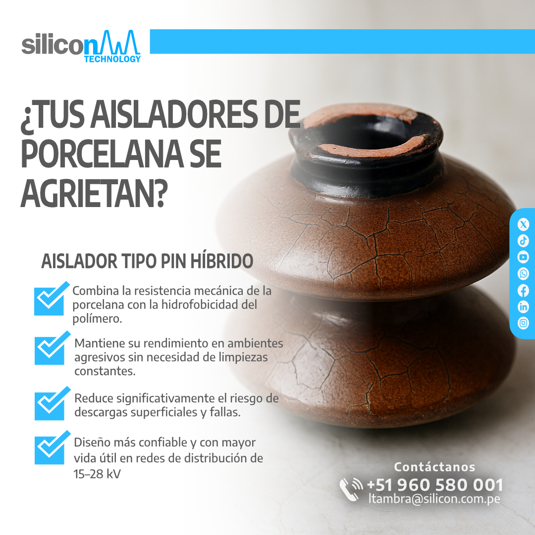 _silicontech's tweet image. Aisladores que duran más 💡
El STPC híbrido 15-28 kV combina porcelana + polímero:
✔️ Resistencia
✔️ Confiabilidad
✔️ Durabilidad
#AisladoresHíbridos #SiliconTechnology