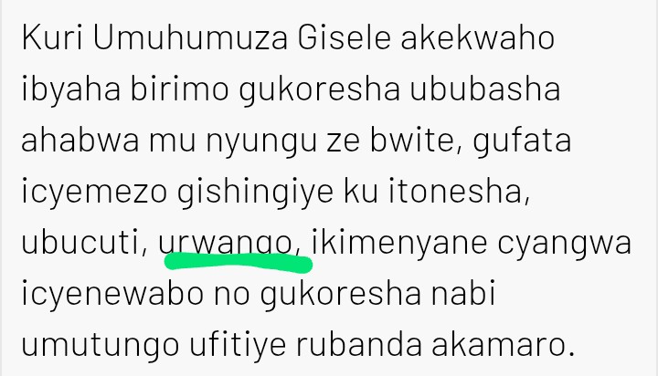 RinoRamz's tweet image. Ntakwizera umuntu kbc.

Umuntu n'imugari. N'uguseka ariko yuzuye urwango gusa!

Uyu ni #Gisele_Umuhumuza wahoze akuriye Ikigo cya #WASAC nyuma akaza kugirwa PS wa #MININFRA Urukiko rw’Ibanze rwa Nyarugenge rwategetse ko afungwa iminsi 30 y’agateganyo.