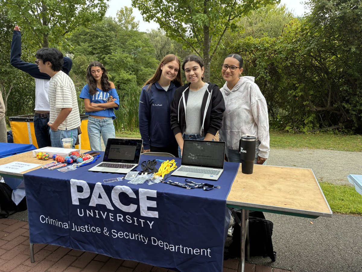 Our CRJ Society working hard at today’s activities fair! <a href="/PaceUniversity/">Pace University</a> <a href="/DysonCollege/">Dyson College of Arts and Sciences</a>