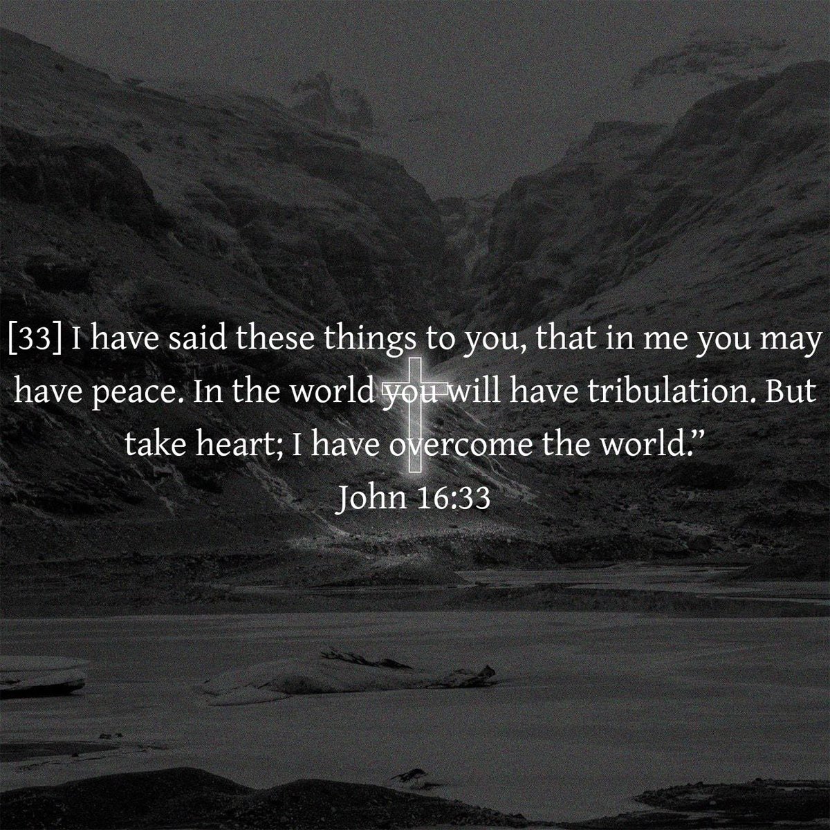 Evil exists in this world, but evil does not win in the end.