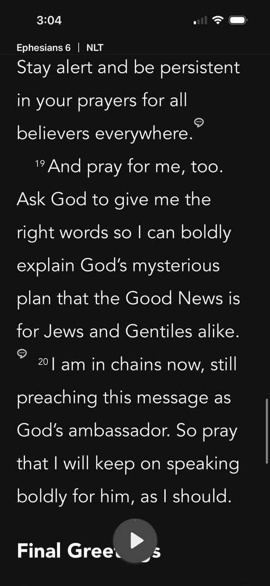 Ephesians 6: 10-20
Charlie Kirk lived this. Thank you for shining light &amp; truth!  Our fight is not against flesh &amp; blood. Don’t spread hate. Honor God &amp; honor all the positive Charlie Kirk did.