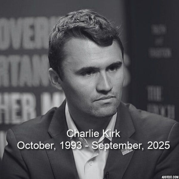 dcfinato's tweet photo. @FoxNews Rest in Peace, Charlie Kirk 💔 https://t.co/I6kwlyvWZh