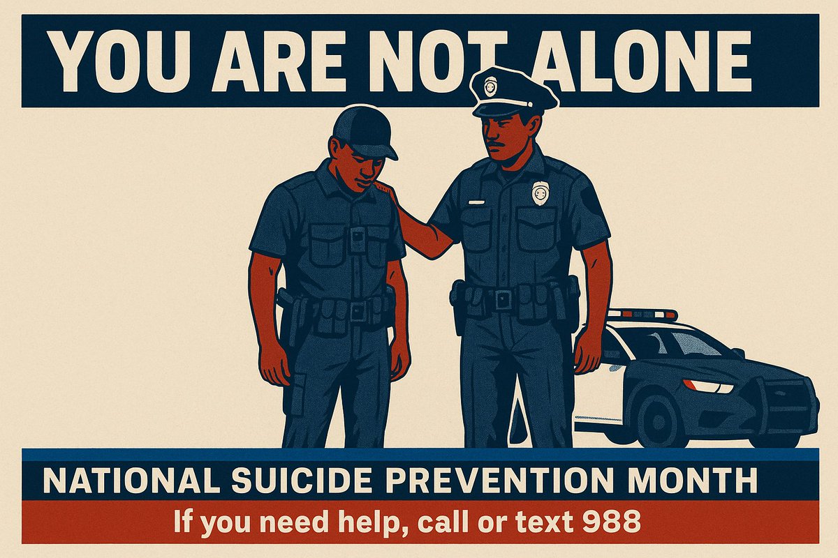 LlcCrime's tweet image. This National Suicide Prevention Month, check on the officers in your life.
From Crime Scene Cleaners, we honor their service, recognize the load they shoulder, and their well-being matters to us. 

#crimescenecleaners #csckc #kansas #kc #overlandparkks #kcmo