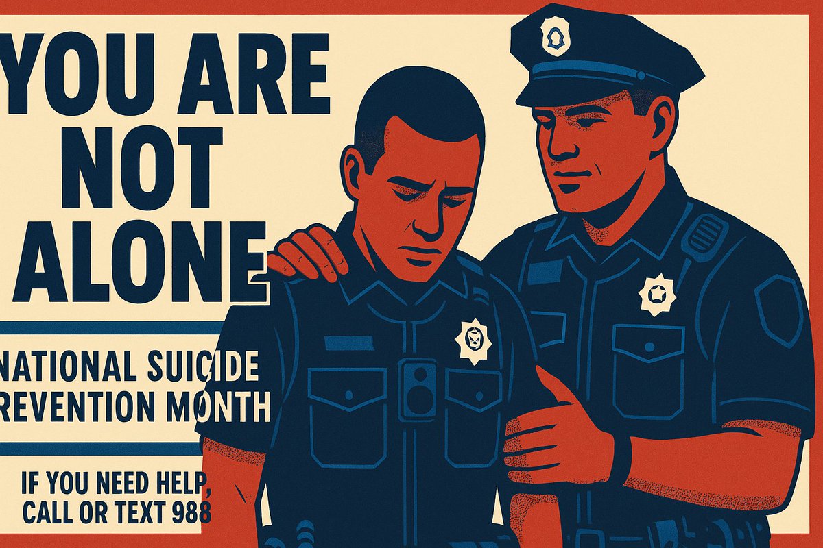 LlcCrime's tweet image. This National Suicide Prevention Month, check on the officers in your life.
From Crime Scene Cleaners, we honor their service, recognize the load they shoulder, and their well-being matters to us. 

#crimescenecleaners #csckc #kansas #kc #overlandparkks #kcmo