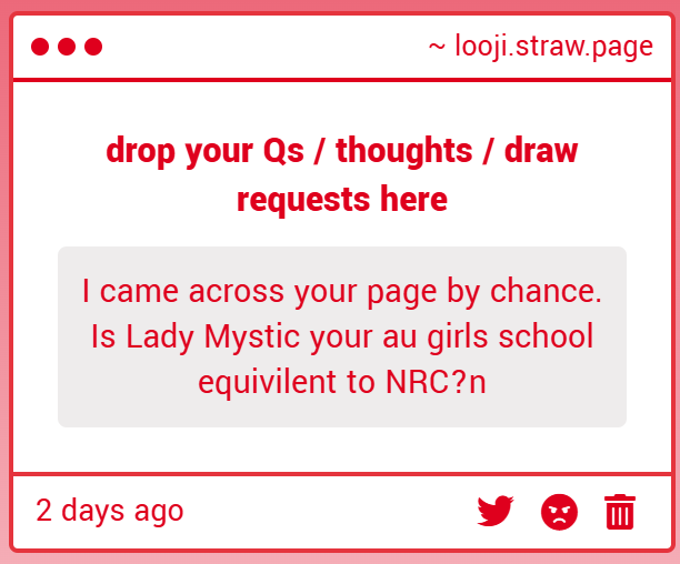 It's an all girls school I dropped on the island because I was wondering where them girls at. Theyre a pour school based on Mad Madam Mim✨