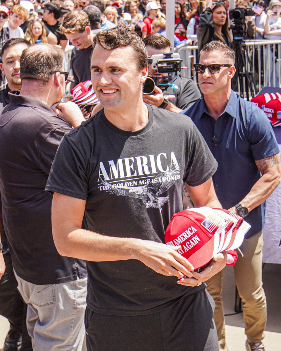 Prayers go out to Charlie Kirk and his family and friends. 

No one should be judged through violence like that. Especially not for expressing their opinions… 

R.I.P. to a family man.