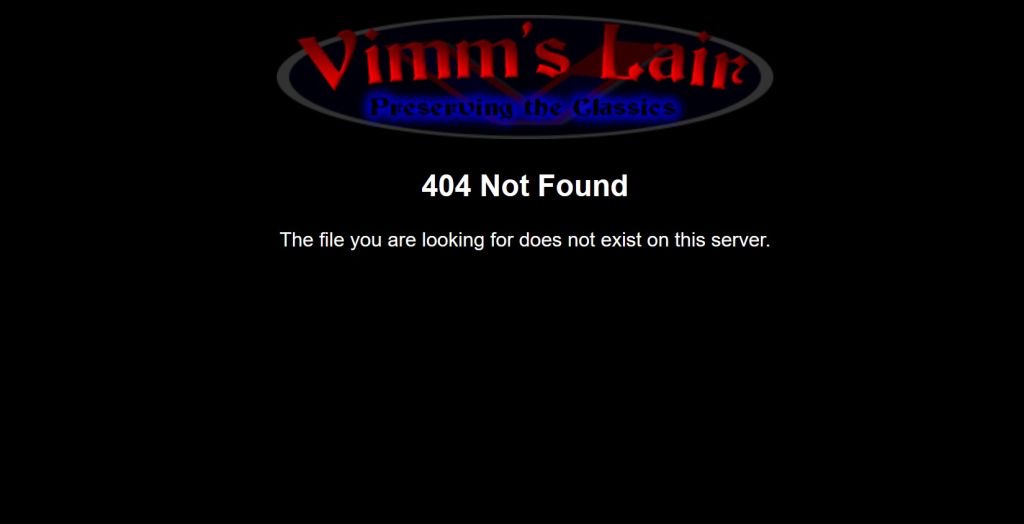 Vimm's Lair is down