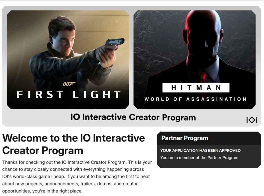 chronopixelgame's tweet image. I am incredibly grateful to IO Interactive and Keymailer for accepting me into their Partner Program.  I am excited to collaborate and create amazing content together. Thank you for believing in my potential and supporting my journey. #IOInteractive #Keymailer #ContentCreator