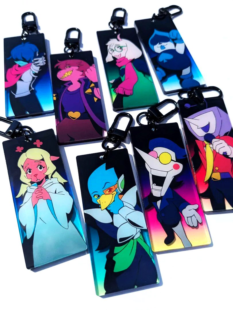 Fun gang charms are here! #DELTARUNE