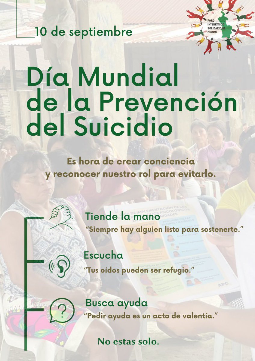 Desde el FISCH recordamos que en nuestras comunidades afro, indígenas y mestizas esta la fuerza, la resiliencia, la unión, sanando desde la palabra y el abrazo colectivo. 💙