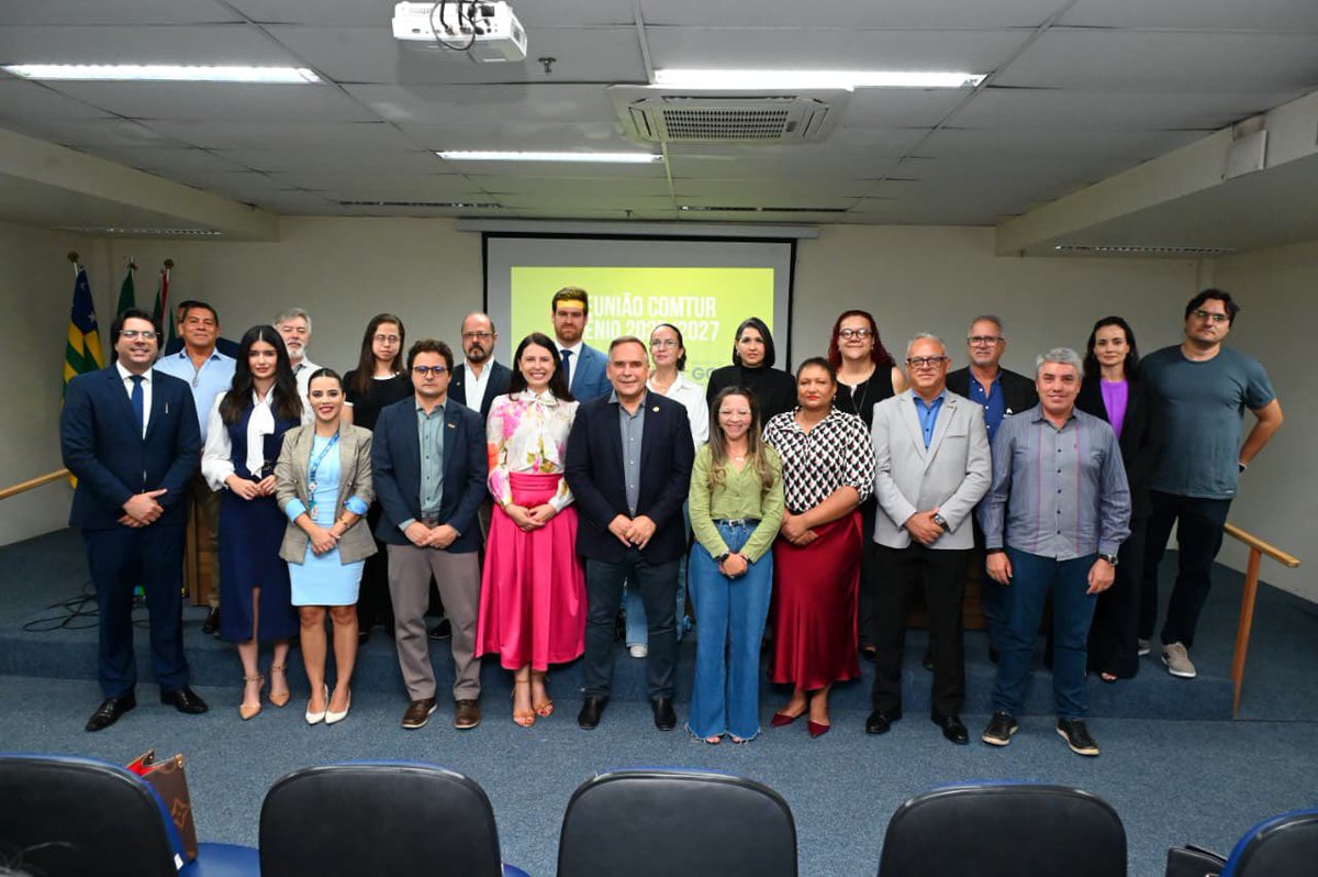 narciakelly's tweet photo. Posse dos membros do Comtur Goiânia para o biênio 2025/2027. Uma honra estar como presidente. https://t.co/79lJkqO1bh