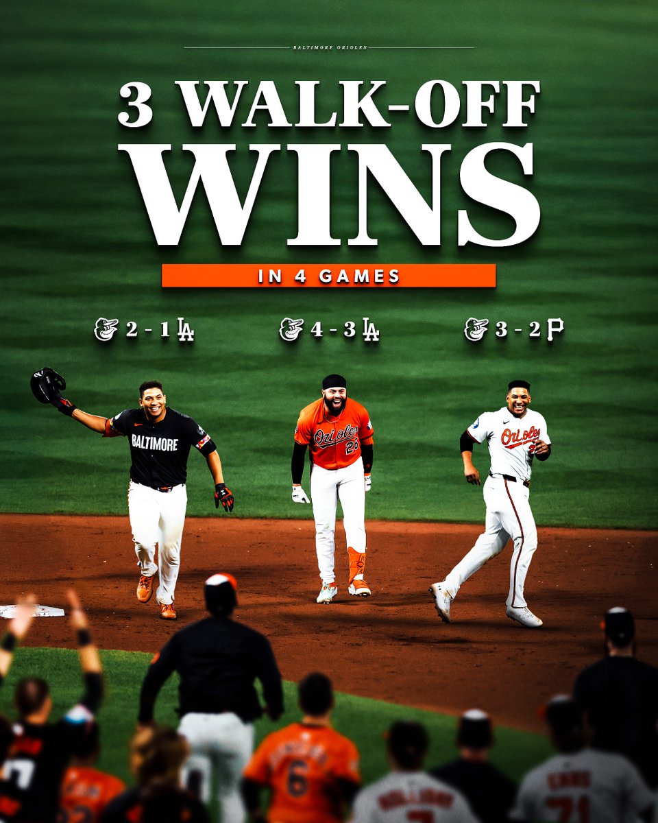 We’re doing walk-offs.