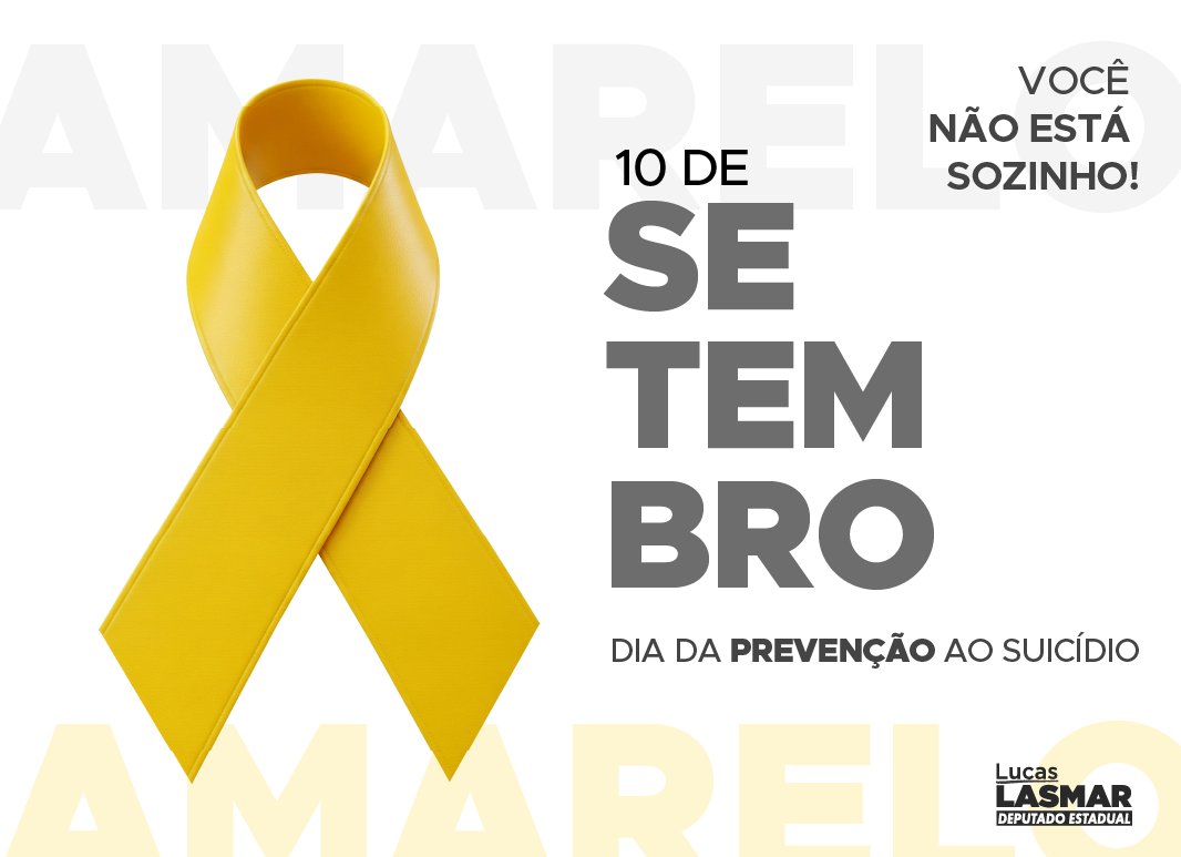 Os nossos pequenos gestos no dia a dia podem influenciar positivamente na vida dos nossos. A escuta atenciosa e empática pode salvar vidas. 

Fique em alerta aos sinais das pessoas próximas e aos seus próprios sentimentos. 

Se precisar de ajuda, ligue 188.
Você não está sozinho!