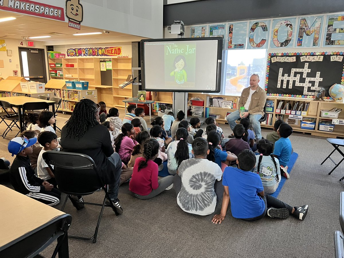 We are working with <a href="/CanadaGrant/">Shaun Grant</a> in the <a href="/CurlingTDSB/">Alvin Curling PS</a> Library to learn about the importance of embracing our names.  The Name Jar is a book that highlights how our names are connected to our identity and family history.  Our names are special and unique!