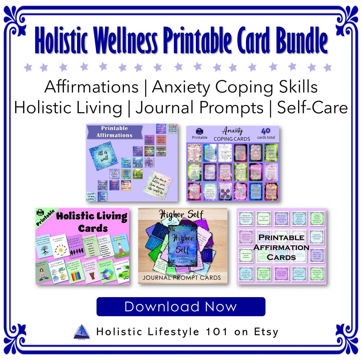 Holistic_Guide's tweet image. Decorate your planners and journals while practicing self-care for your body, mind, and soul! Save money when you buy this holistic wellness printable card/sticker bundle which includes 5 separate products.

holisticlifestyleguide.com/holistic-welln…

#HolisticWellness #JournalCards #HolisticLiving