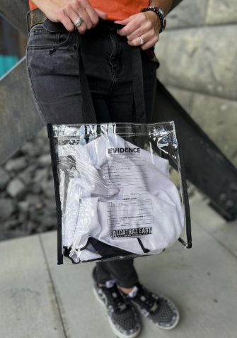 The evidence tote bag- perfect for everyday investigations (or errands) 🤣👜

Shop now: alcatrazeast.centeredgeonline.com/retail/g/jailh…